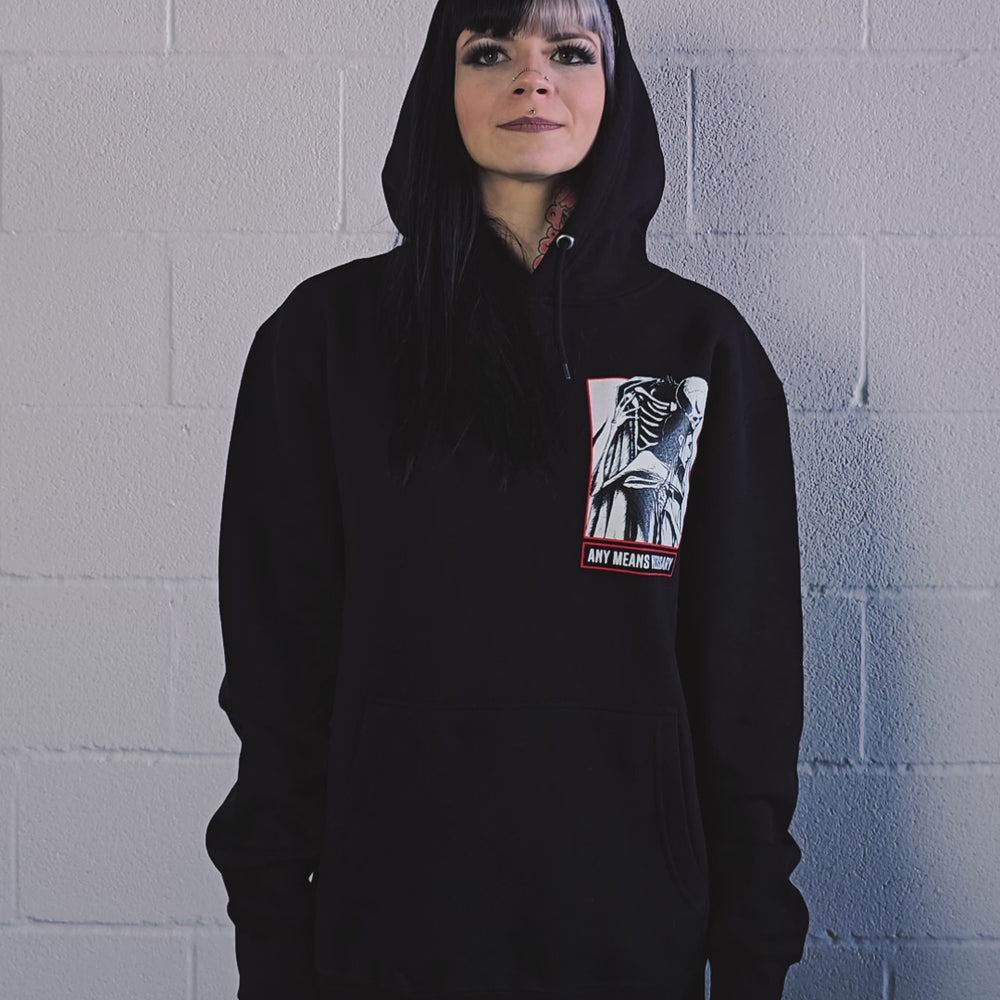 
                      
                        Load and play video in Gallery viewer, any means necessary shawn coss thought of you pullover hoodie black video
                      
                    