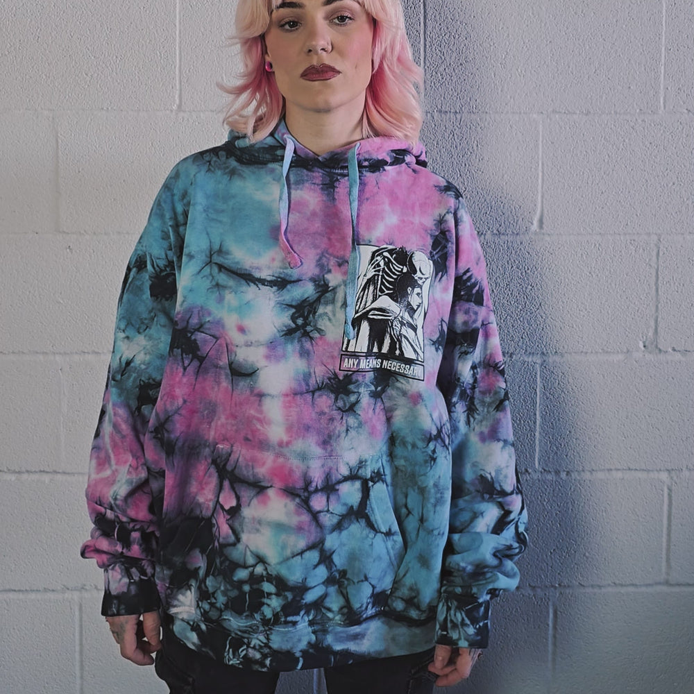 
                      
                        Load and play video in Gallery viewer, any means necessary shawn coss thought of you pullover hoodie tie dye pacific video
                      
                    