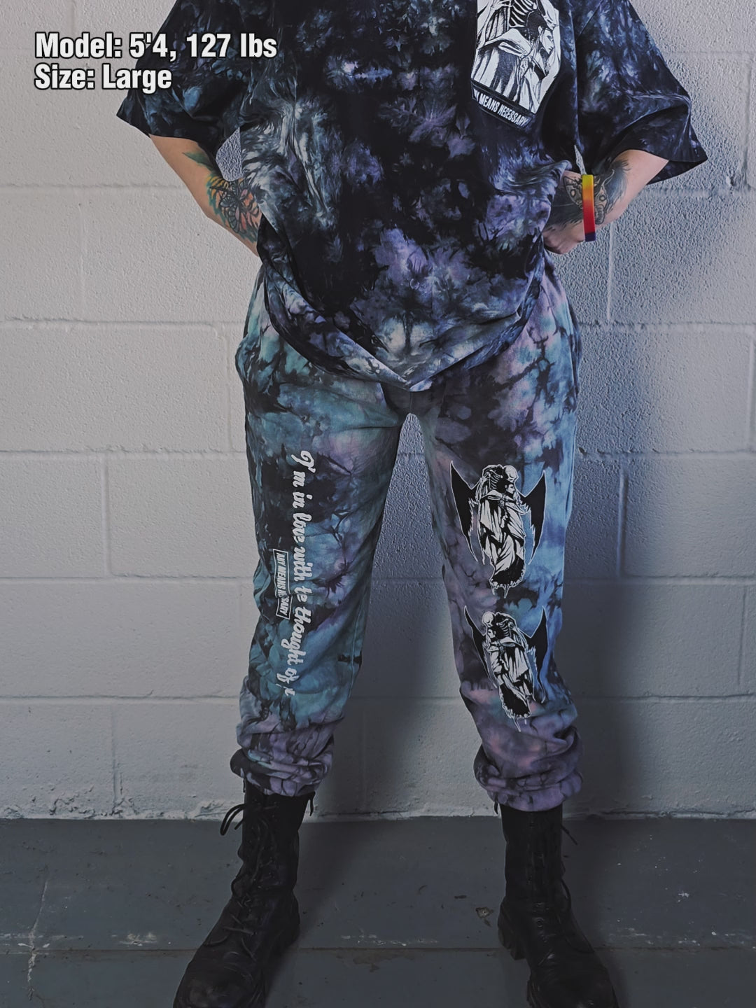 any means necessary shawn coss thought of you sweatpants pacific tie dye video