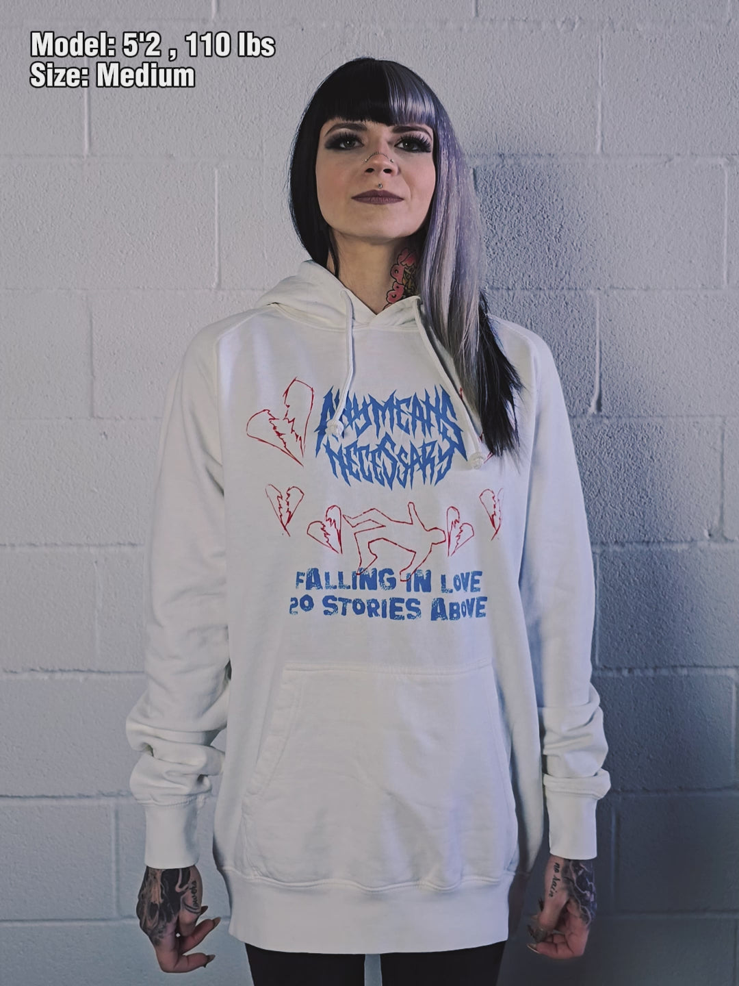 any means necessary shawn coss falling in love pullover hoodie vintage white video