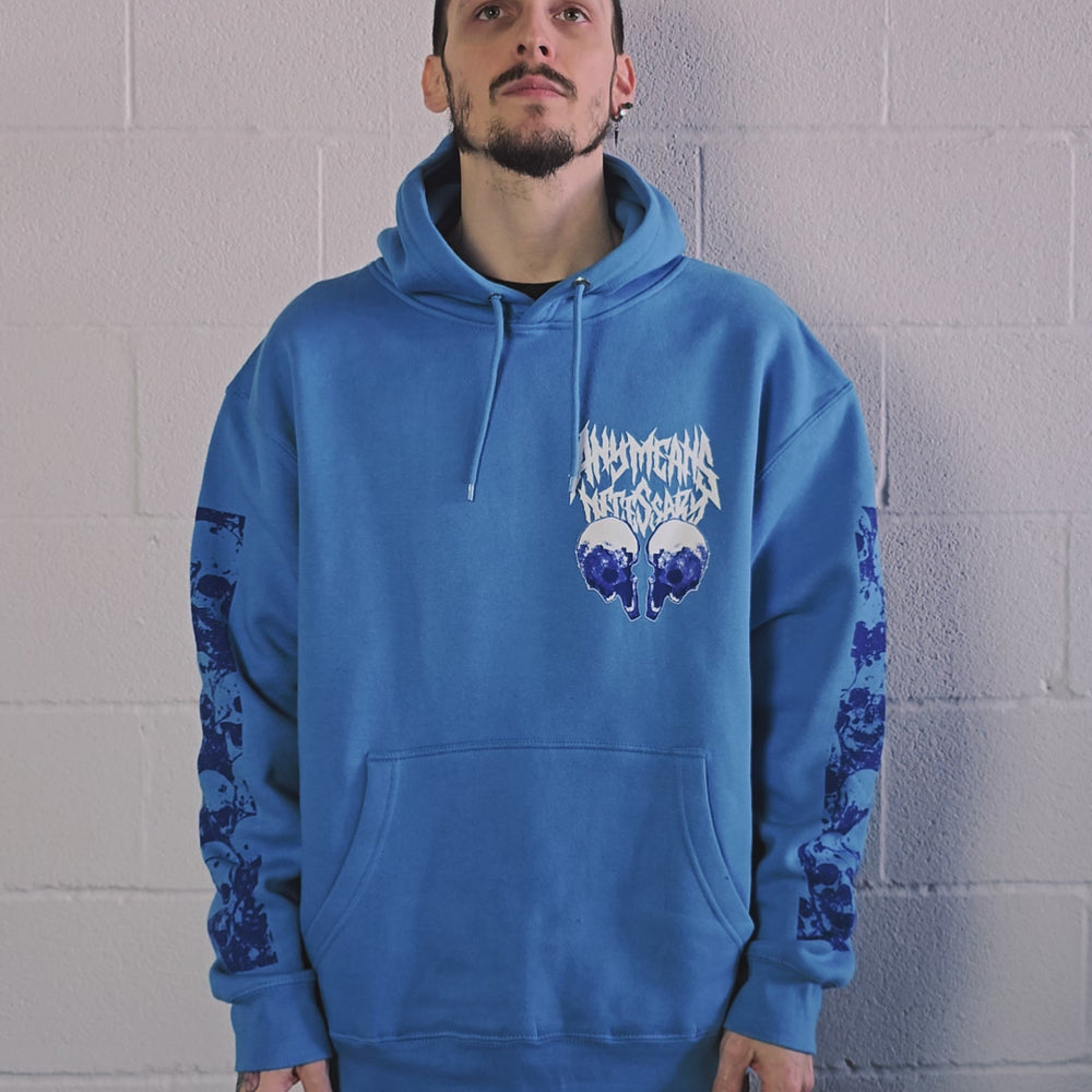 
                      
                        Load and play video in Gallery viewer, any means necessary shawn coss choke pullover hoodie ocean blue video
                      
                    