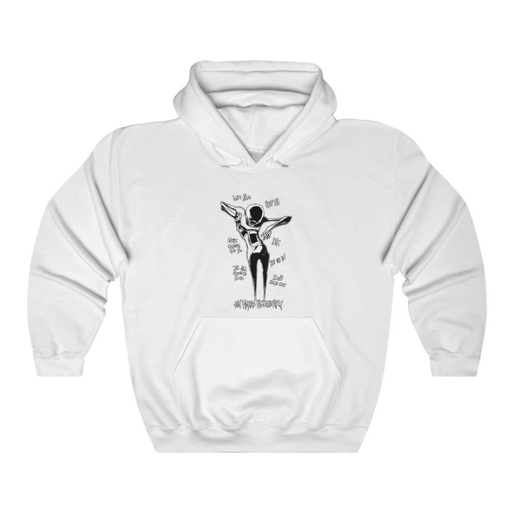 
                  
                    any means necessary shawn coss inktober illness schizophrenia disorder pullover hoodie white
                  
                