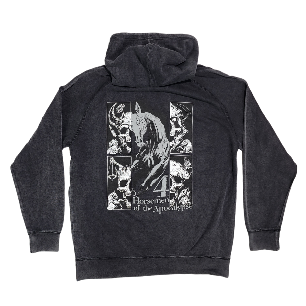 any means necessary shawn coss 4 horsemen pestilence famine war death pullover hoodie vintage black