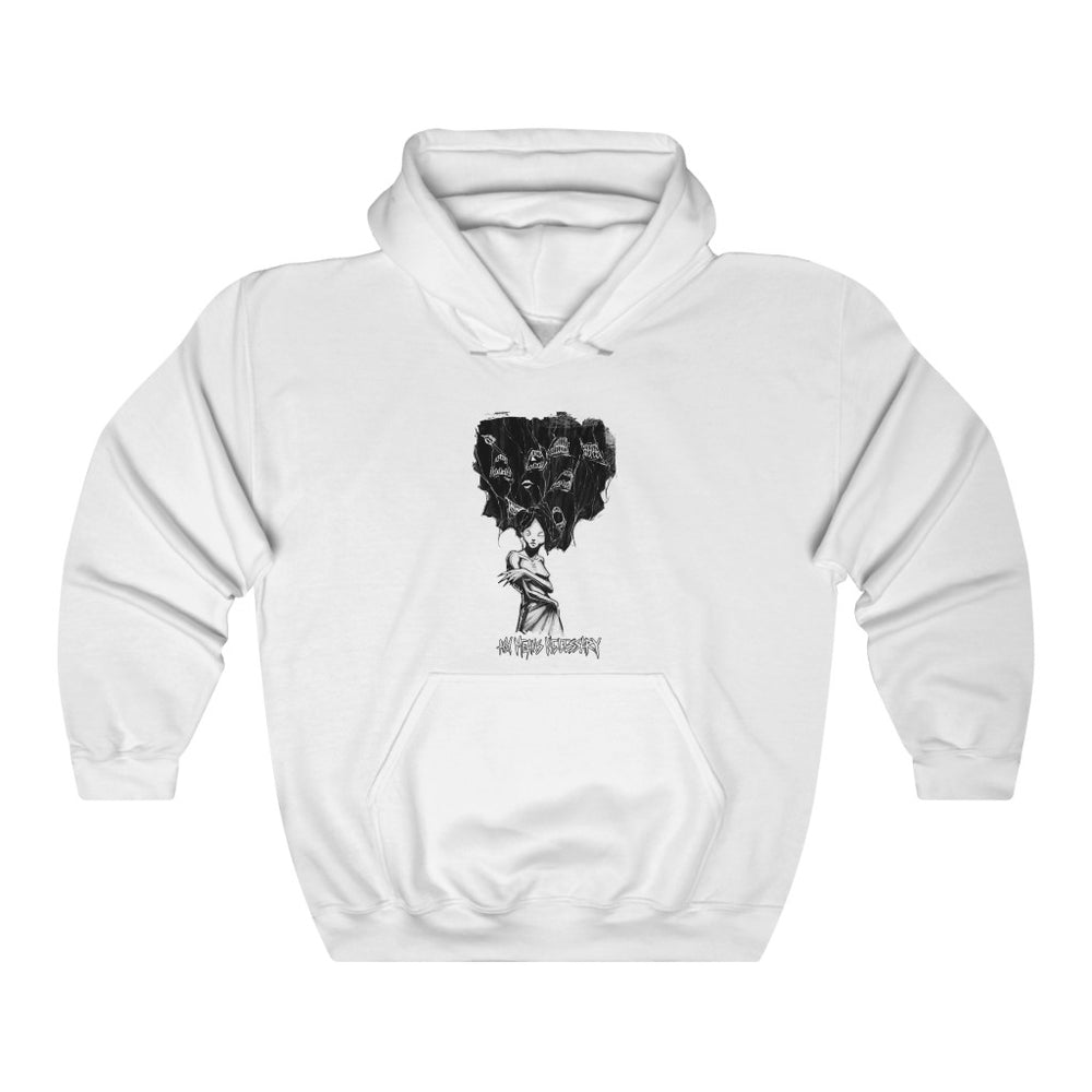 
                  
                    any means necessary shawn coss inktober illness paranoid schizophrenia pullover hoodie white
                  
                