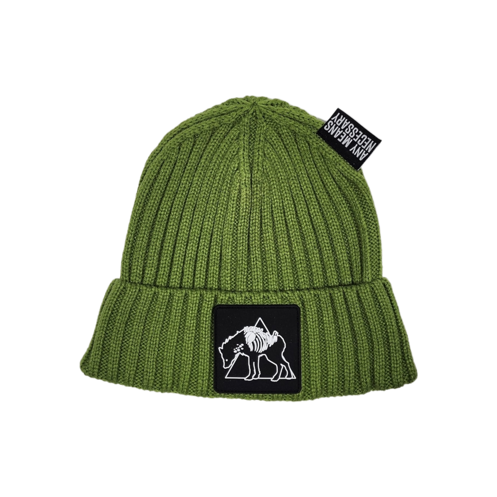 any means necessary shawn coss the hunt beanie green