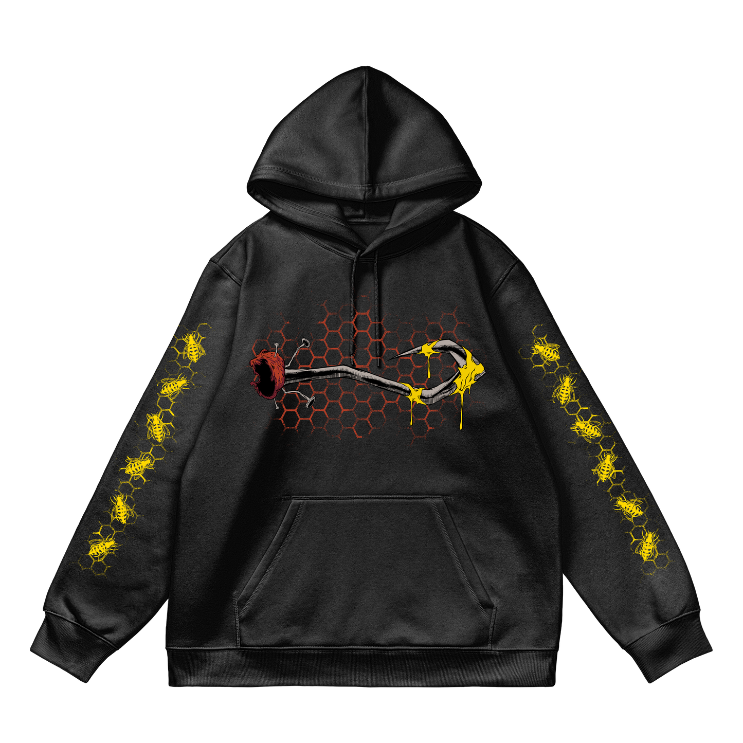 any means necessary shawn coss candyman pullover hoodie black front
