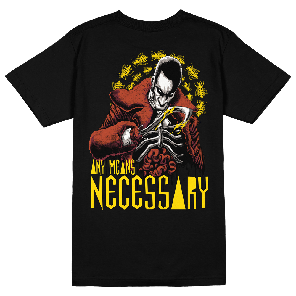 any means necessary shawn coss candyman t shirt black