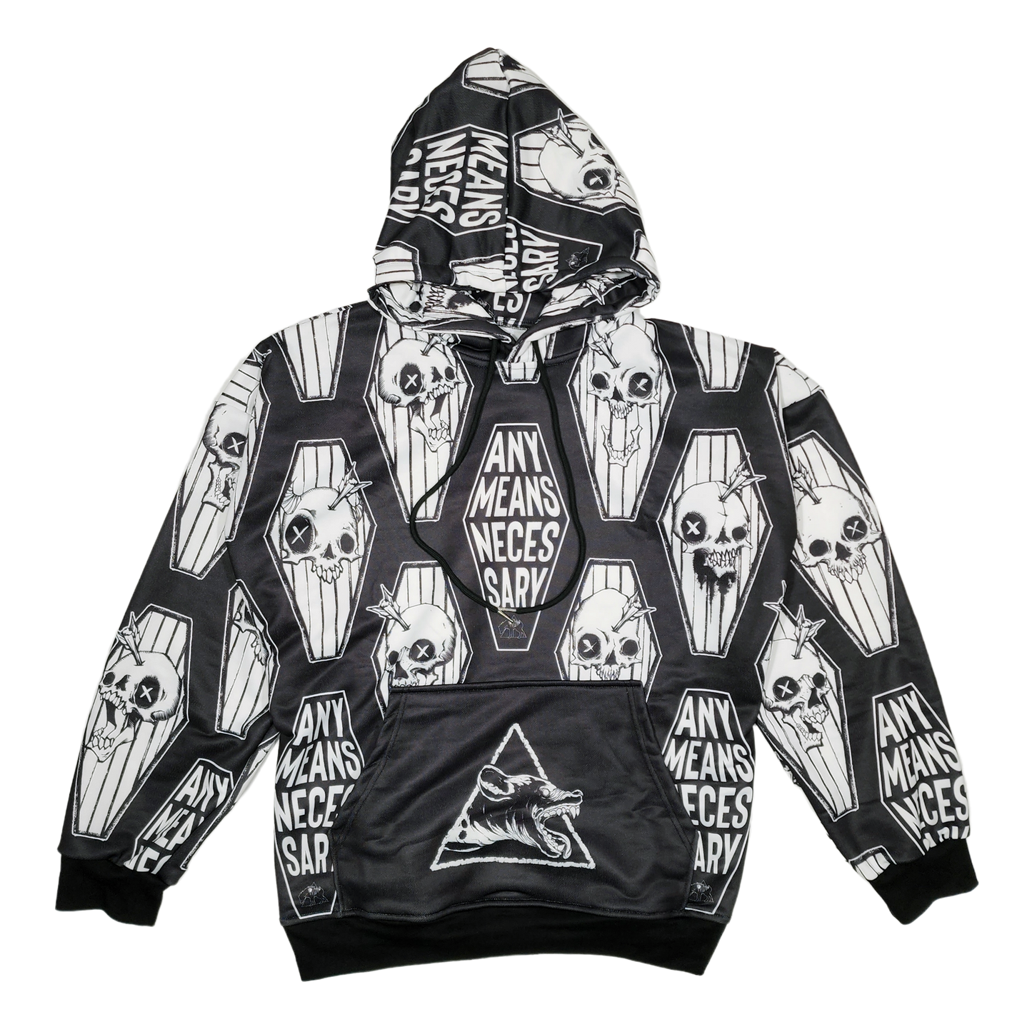 any means necessary shawn coss casket pullover hoodie