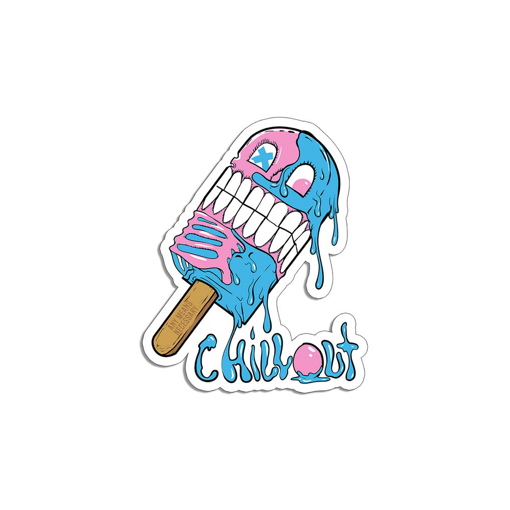 any means necessary shawn coss chill out sticker