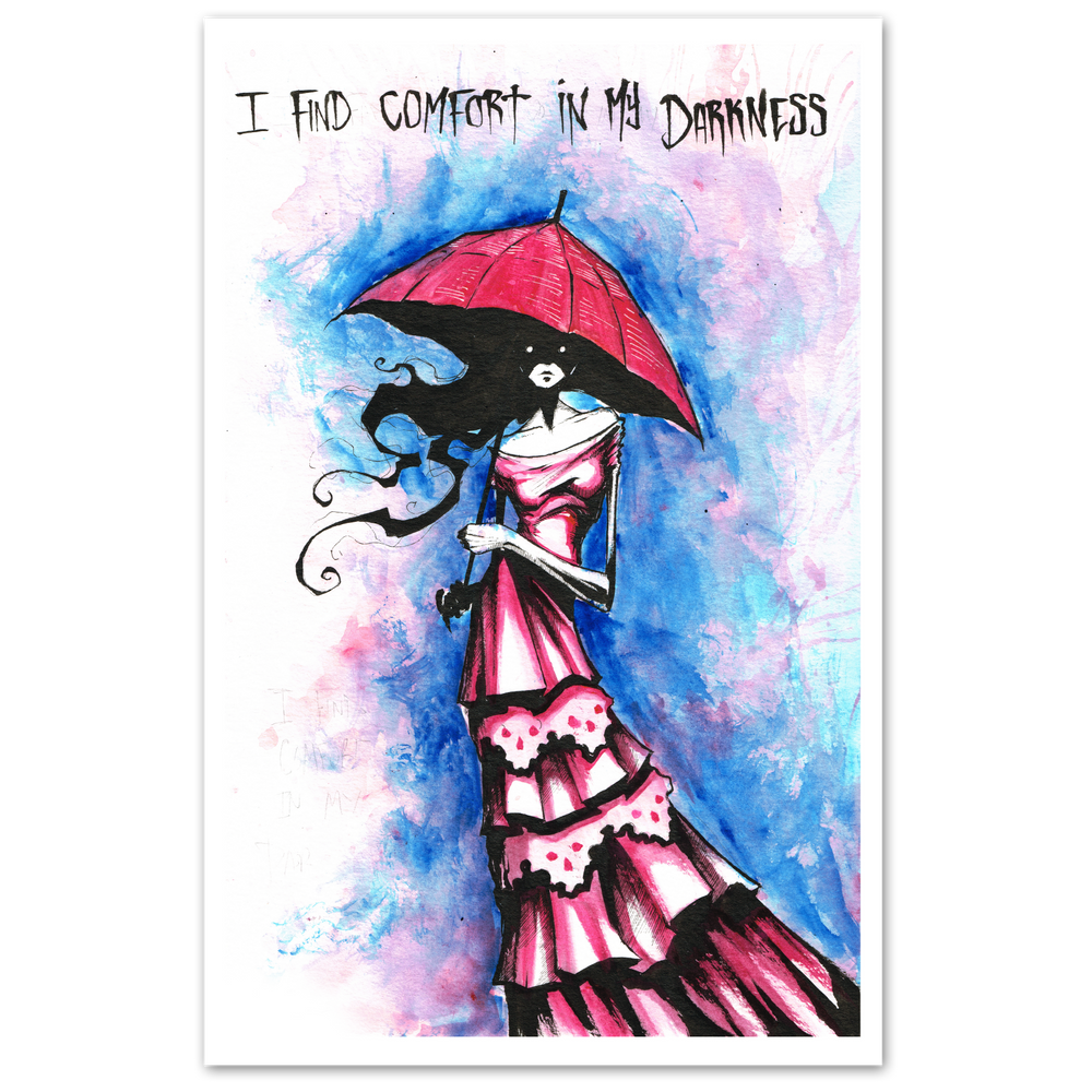 any means necessary shawn coss i find comfort in my darkness print