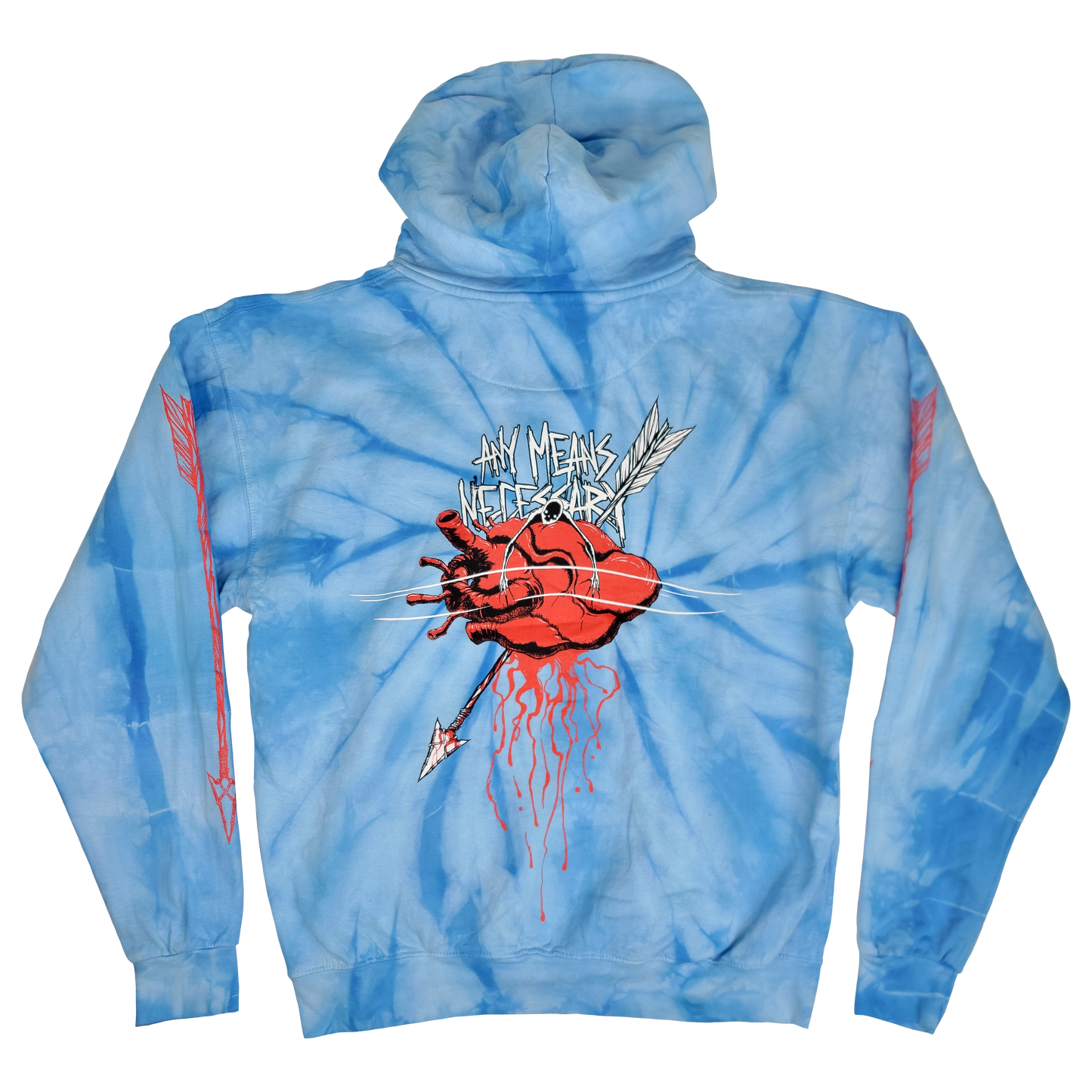 
                  
                    any means necessary shawn coss down with the ship pullover hoodie t shirt tie dye baby blue
                  
                