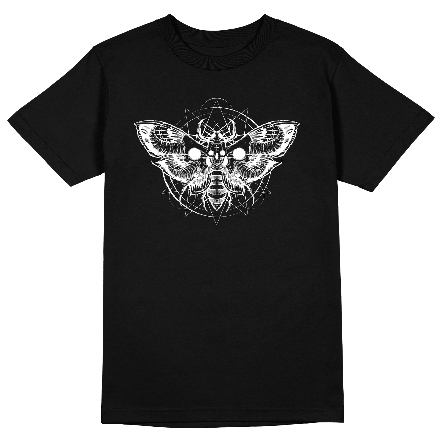 any means necessary shawn coss death moth t shirt black