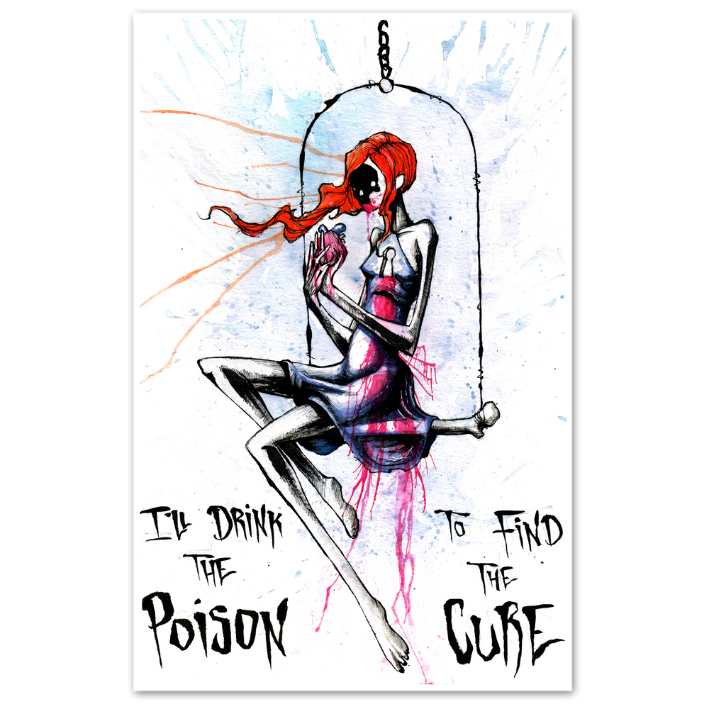 any means necessary shawn coss drink the poison to find the cure poster print