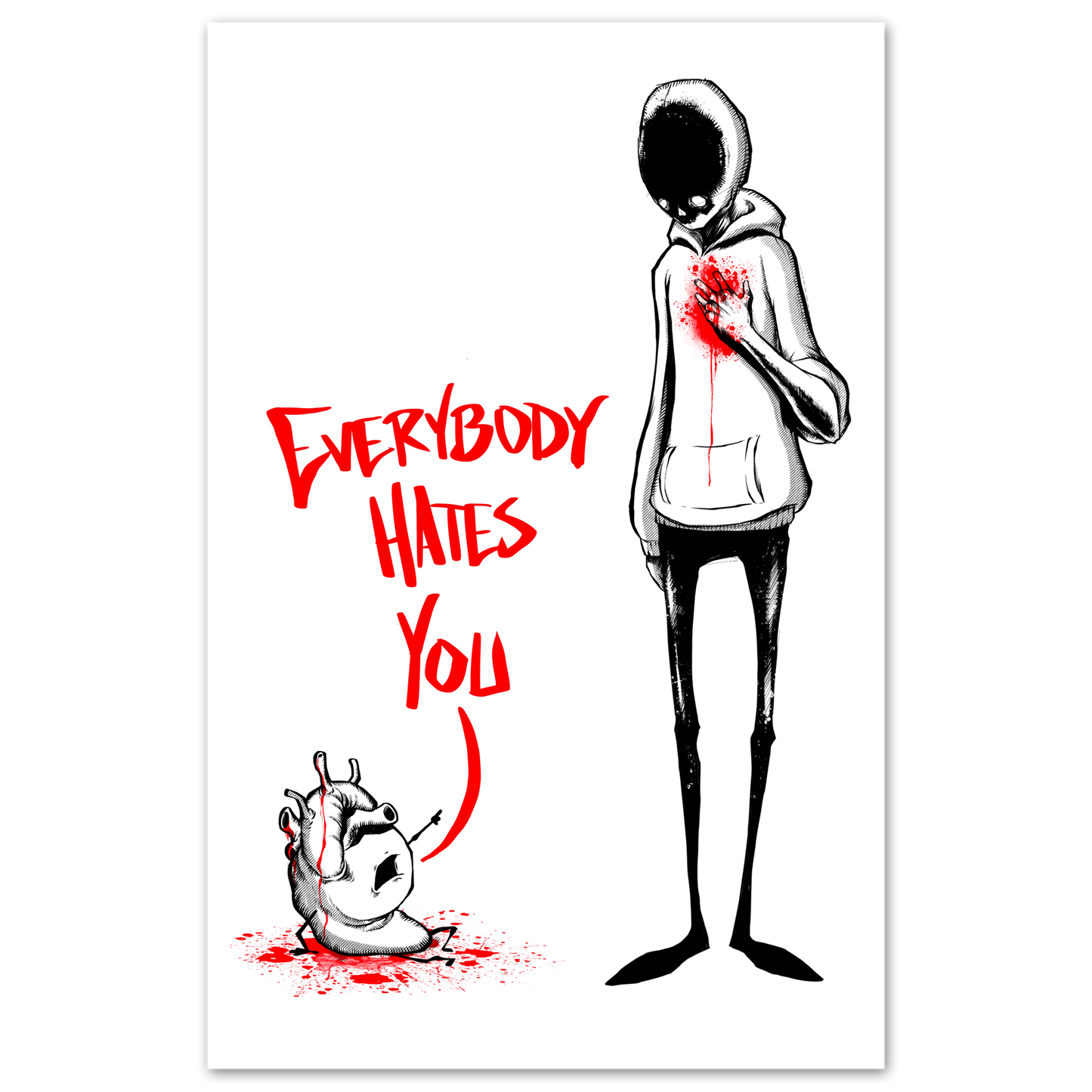 any means necessary shawn coss everybody hates you print poster
