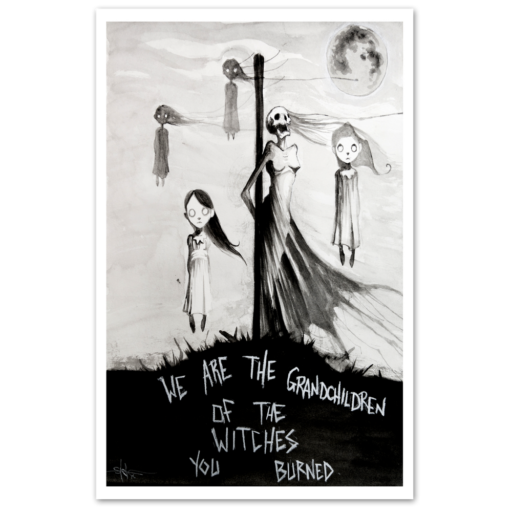 any means necessary shawn coss we are the grandchildren of the witches you burned print