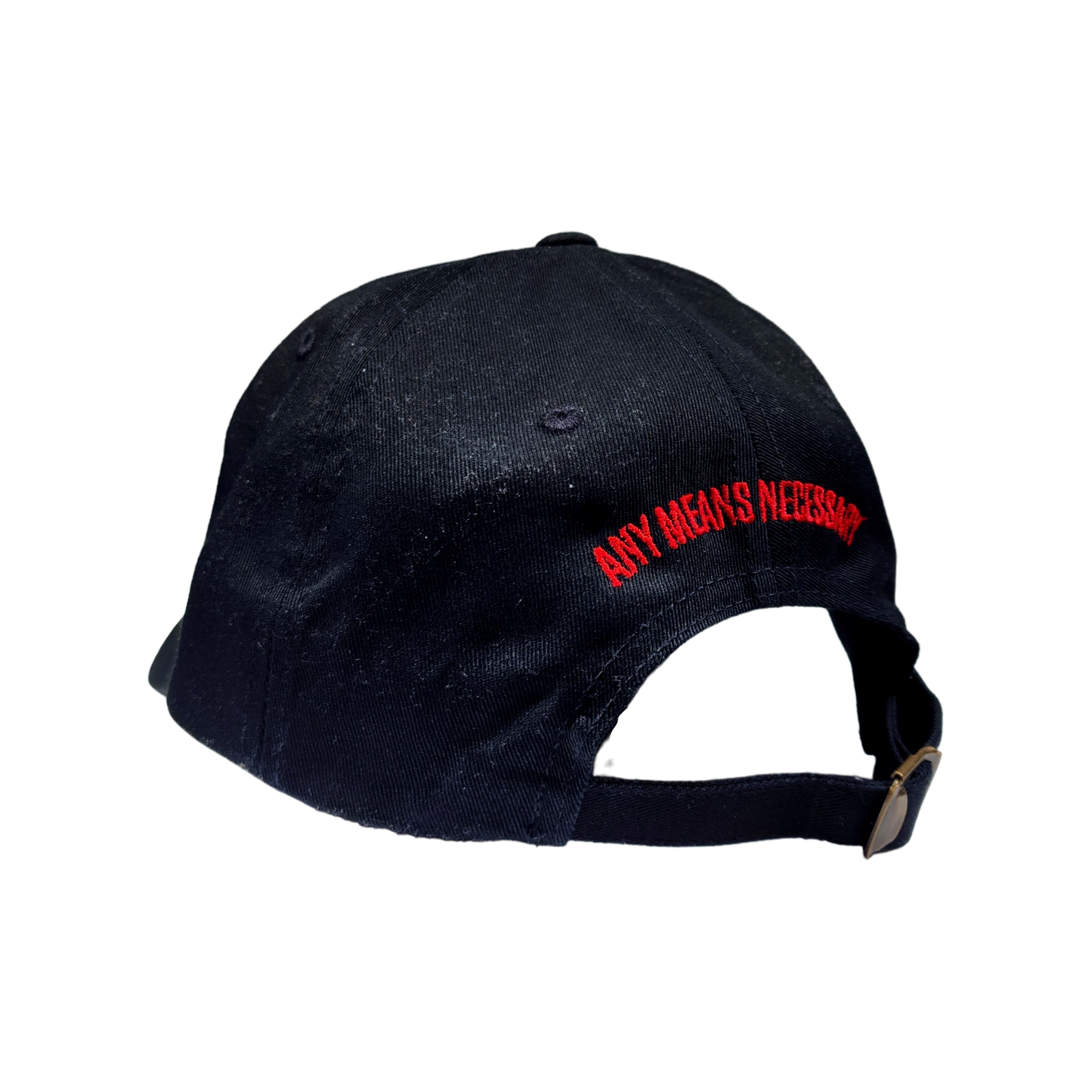 
                  
                    any means necessary shawn coss heartbreaker strapback dad hat black back
                  
                