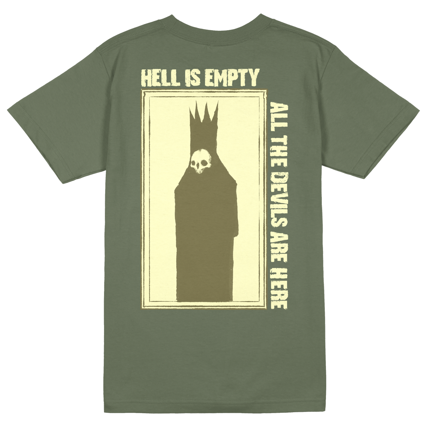 
                  
                    any means necessary shawn coss hell is empty shirt sage back
                  
                