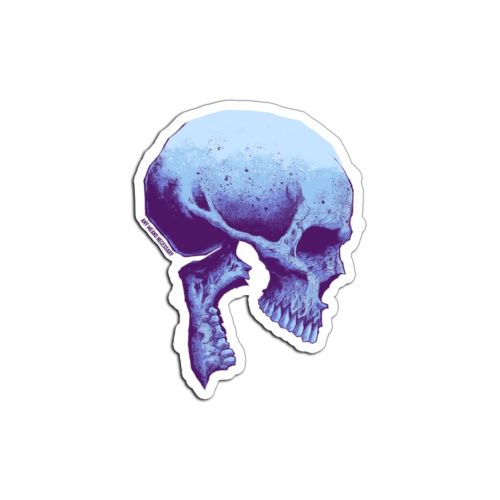 any means necessary shawn coss looming death sticker