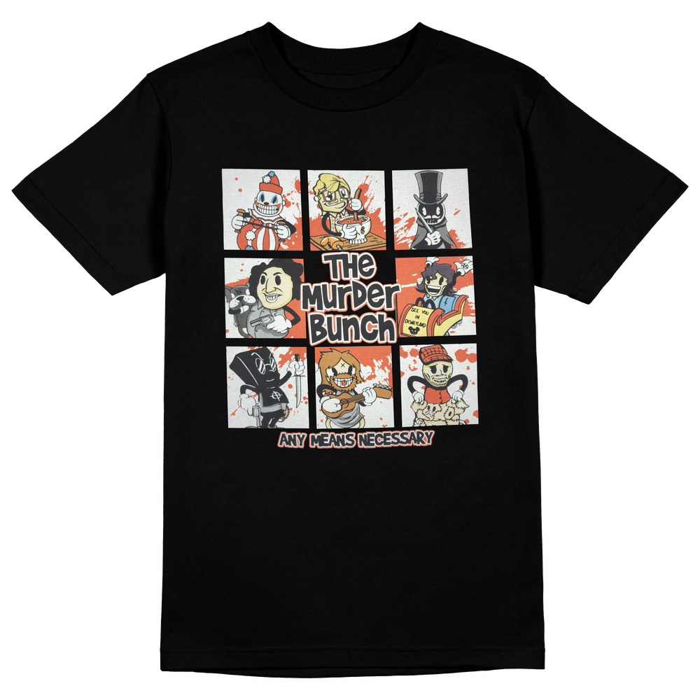 any means necessary shawn coss murder bunch t shirt black