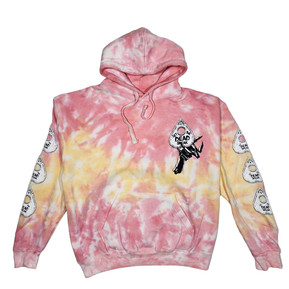 
                  
                    any means necessary shawn coss ouija pullover hoodie plasma tie dye yellow pink front
                  
                