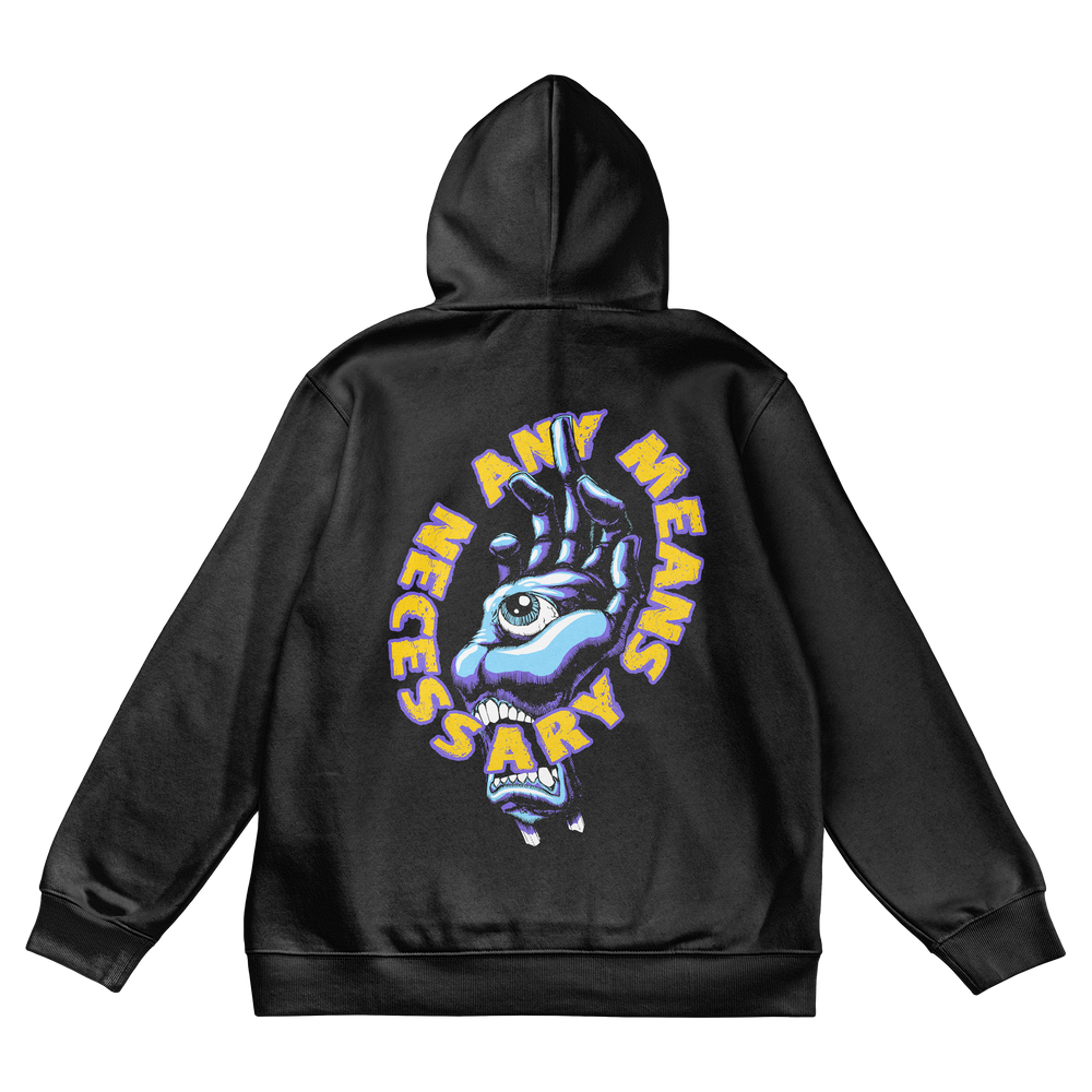 
                  
                    any means necessary shawn coss palm screamer pullover hoodie black
                  
                