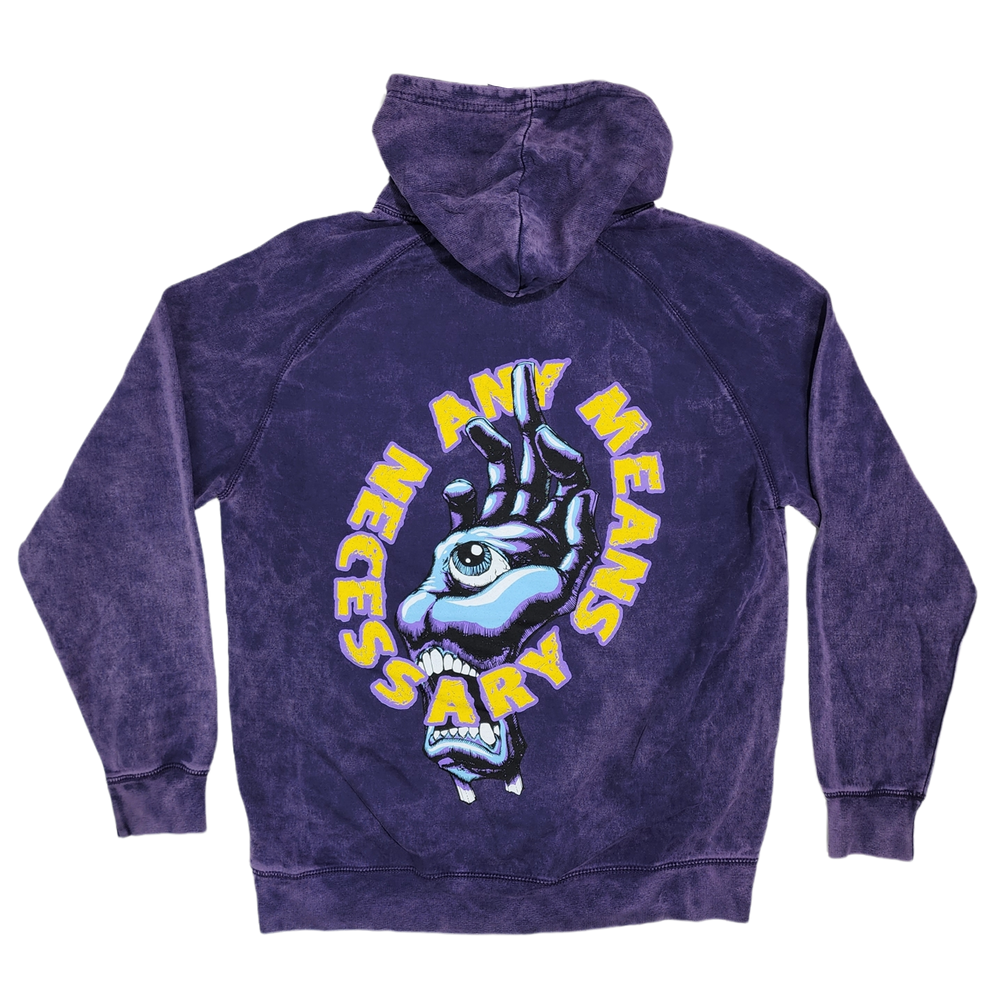 
                  
                    any means necessary shawn coss palm screamer pullover hoodie vintage purple
                  
                