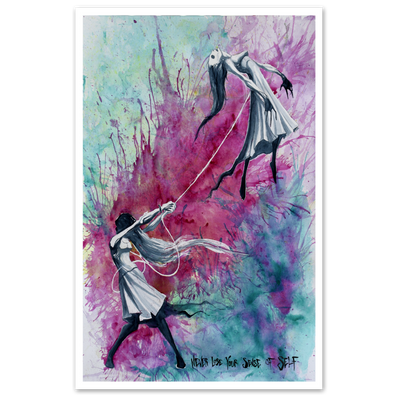 Never Lose Your Sense of Self 11x17 Print Any Means Necessary