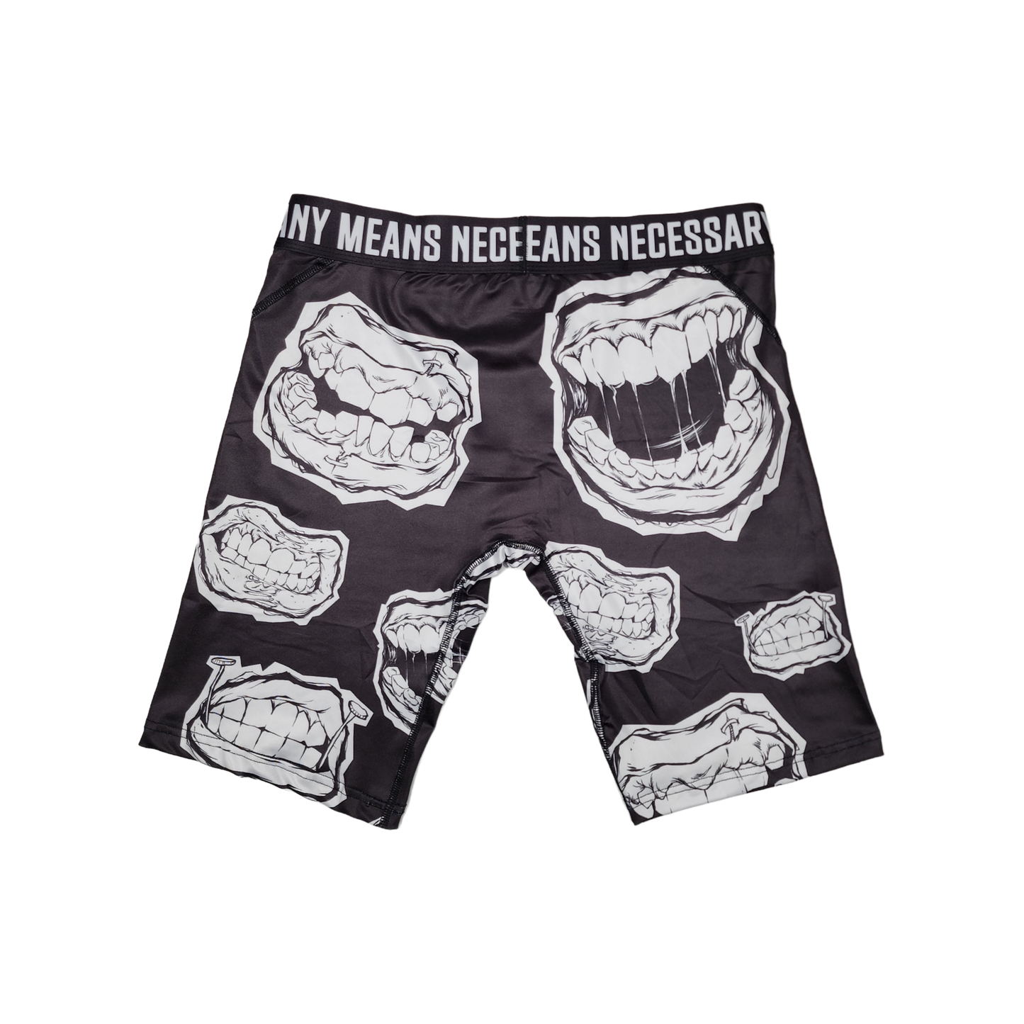 any means necessary shawn coss smile through the pain men's underwear boxers black back