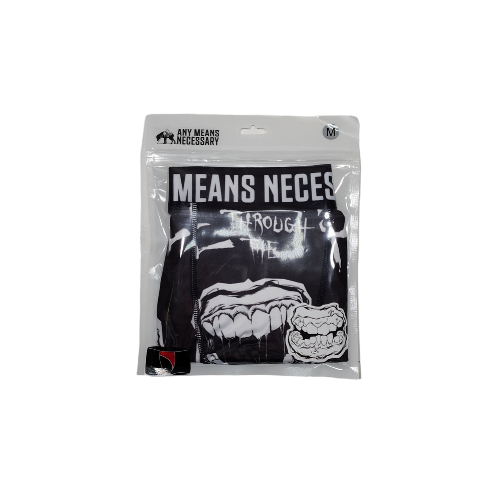 
                  
                    any means necessary shawn coss smile through the pain men's underwear boxers black packaging
                  
                