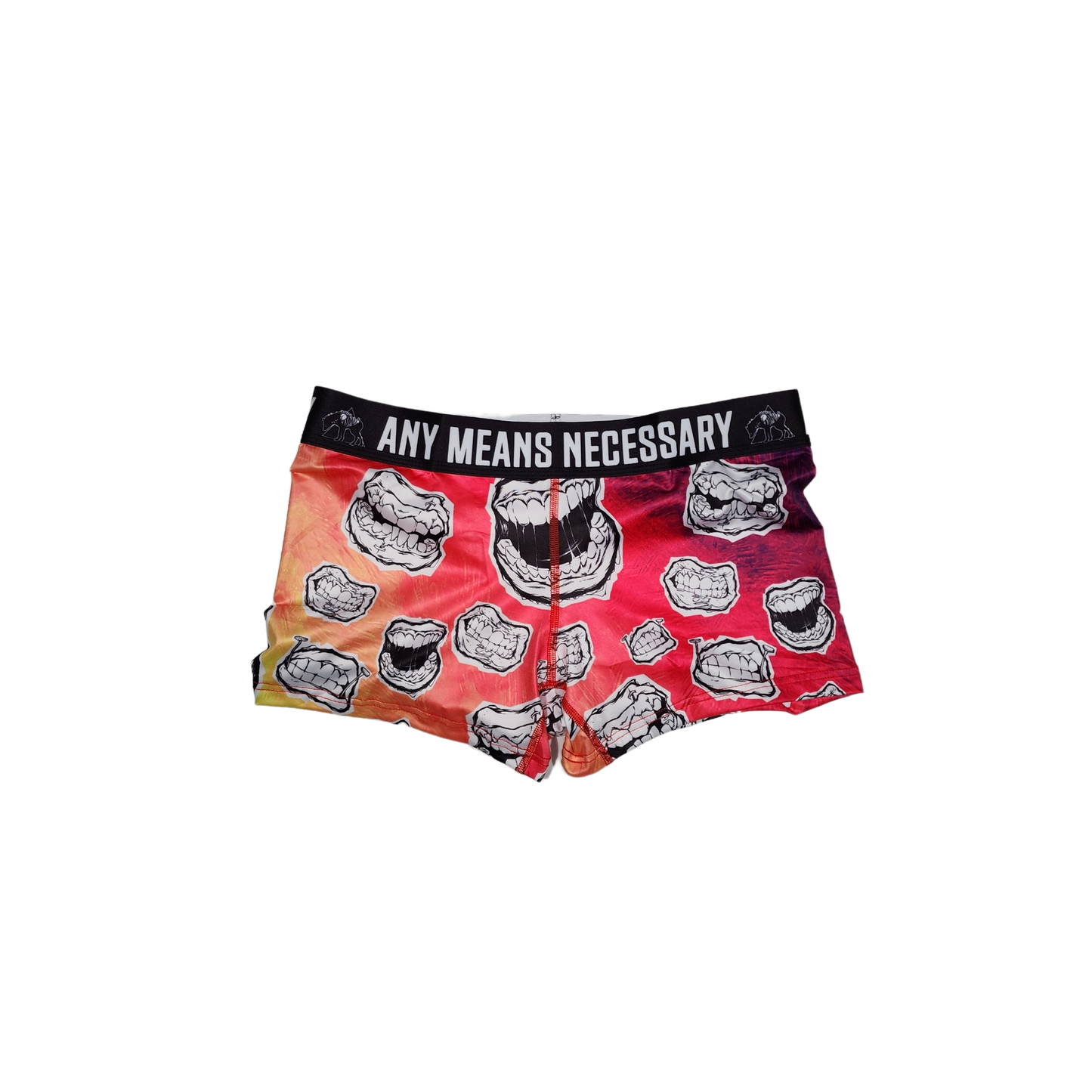 any means necessary shawn coss smile through the pain women's underwear boxers pink tie dye