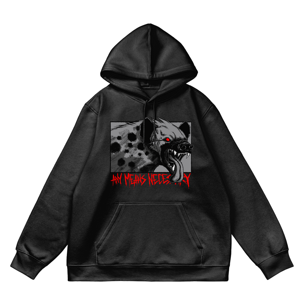 
                      
                        any means necessary shawn coss snarl hyena pullover hoodie black
                      
                    
