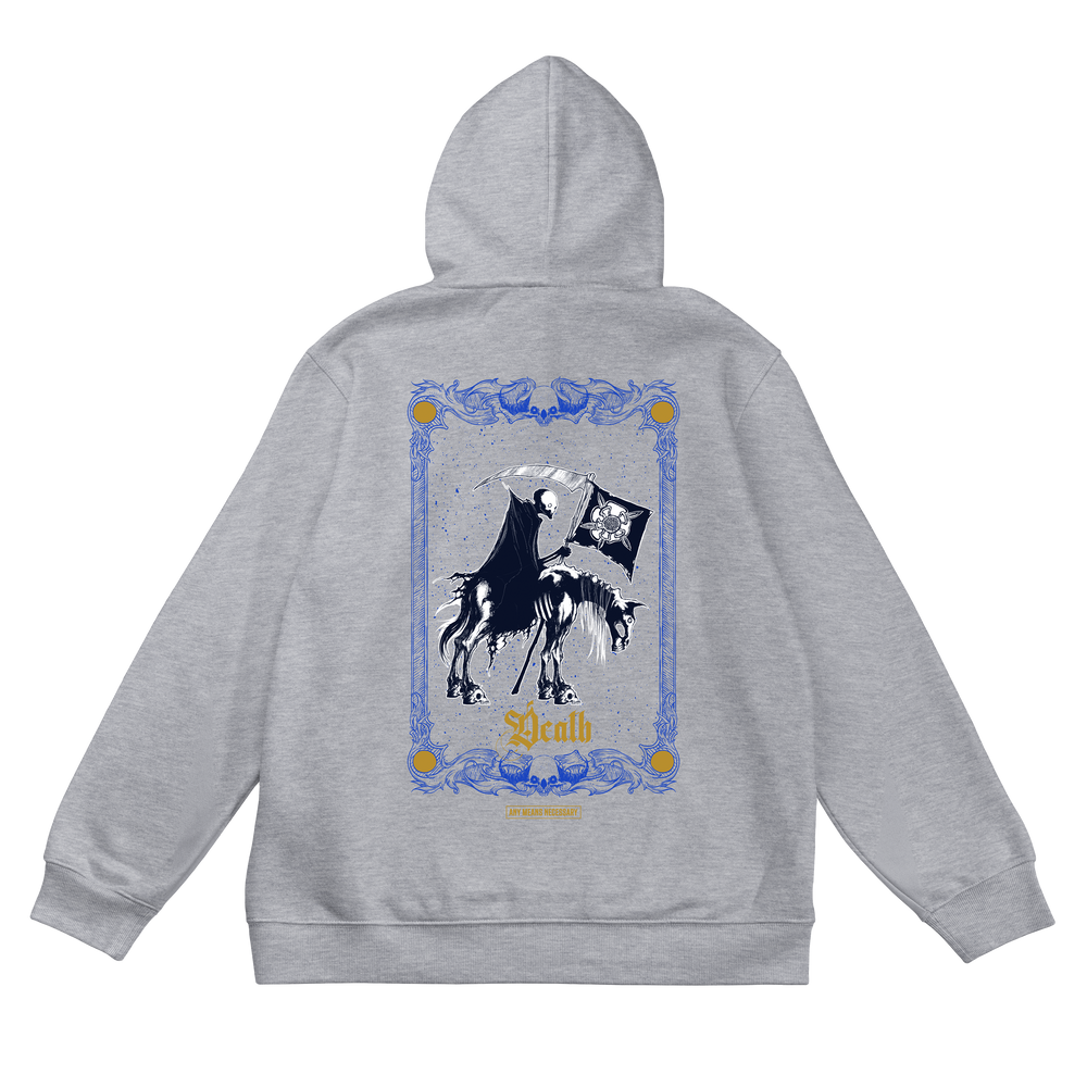 
                  
                    any means necessary shawn coss death tarot pullover hoodie heather grey back
                  
                