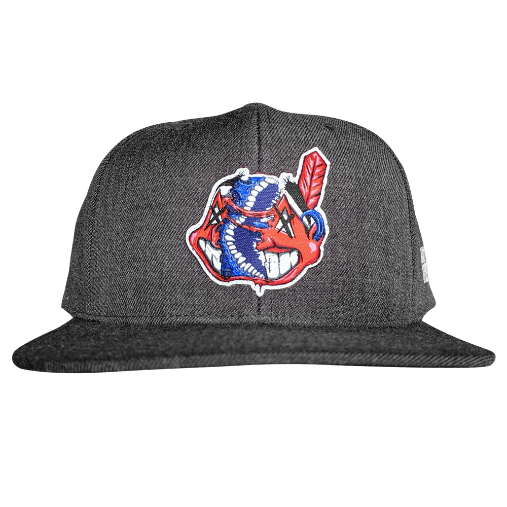 
                  
                    any means necessary the land cleveland indians snapback hat charcoal
                  
                
