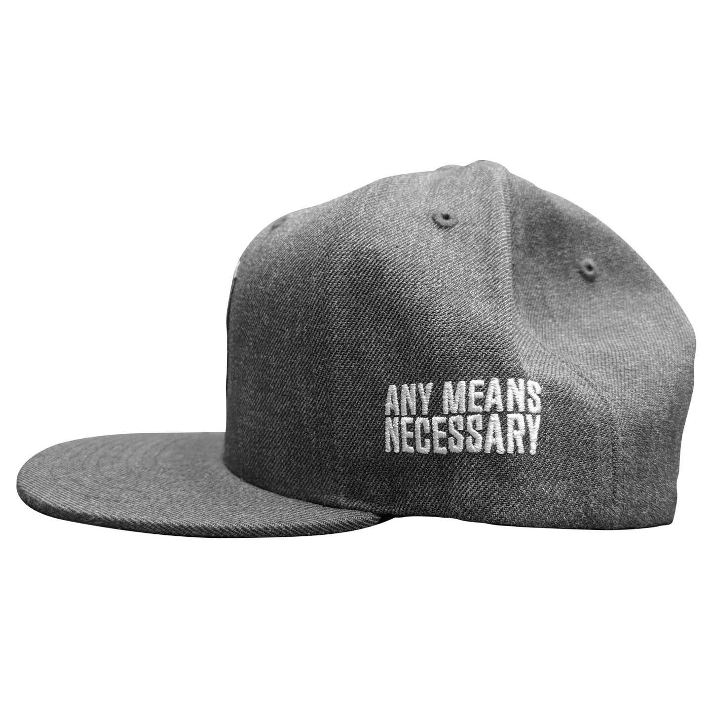 
                  
                    any means necessary the land cleveland indians snapback hat charcoal side
                  
                