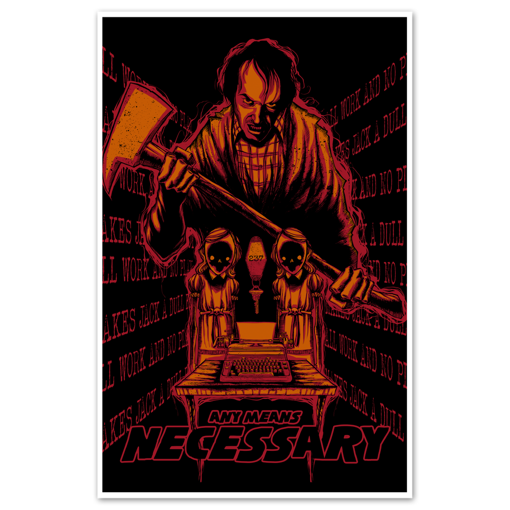 any means necessary shawn coss the shining 11x17 poster print