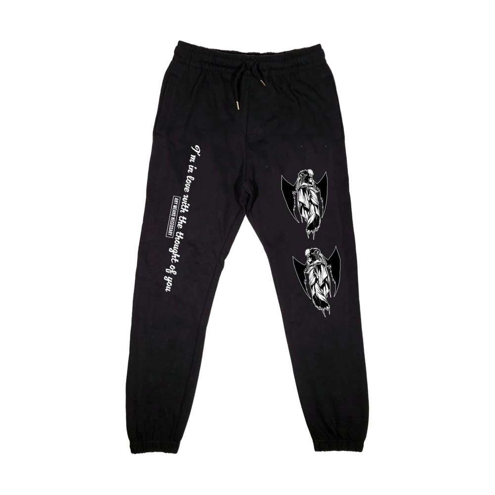 any means necessary shawn coss thought of you sweatpants black
