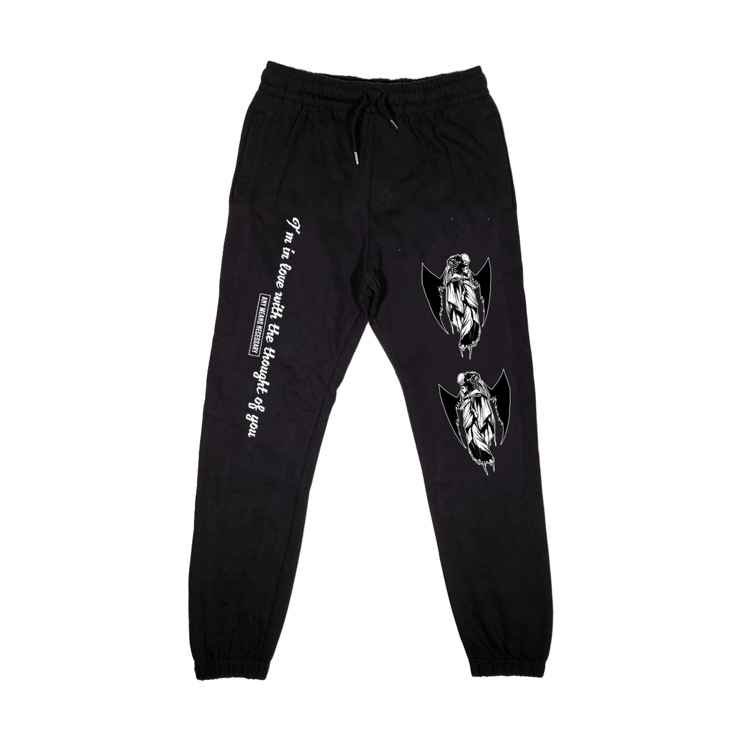 any means necessary shawn coss thought of you sweatpants black