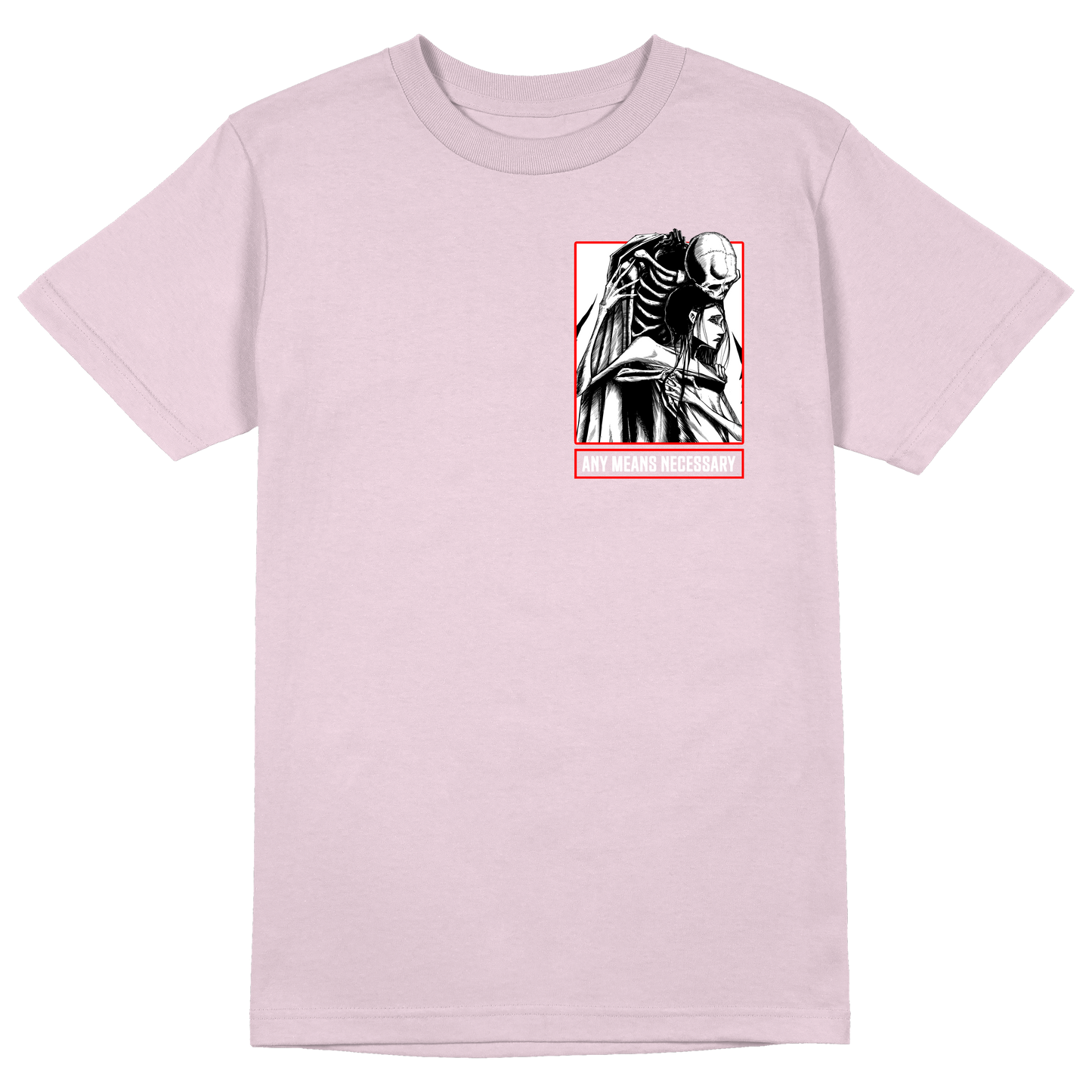 any means necessary shawn coss thought of you t shirt tie dye pink t shirt front