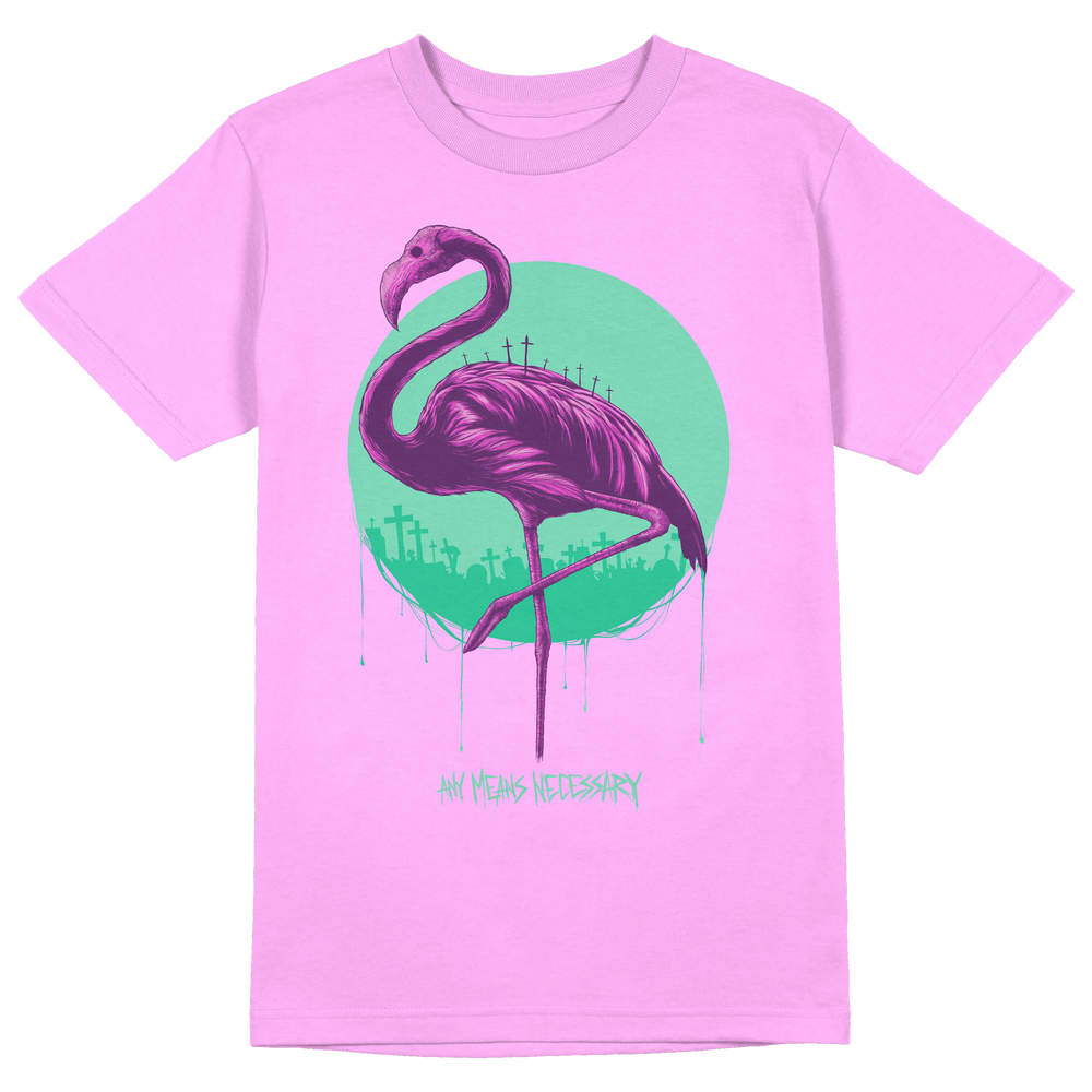 any means necessary shawn coss vibes t shirt pink