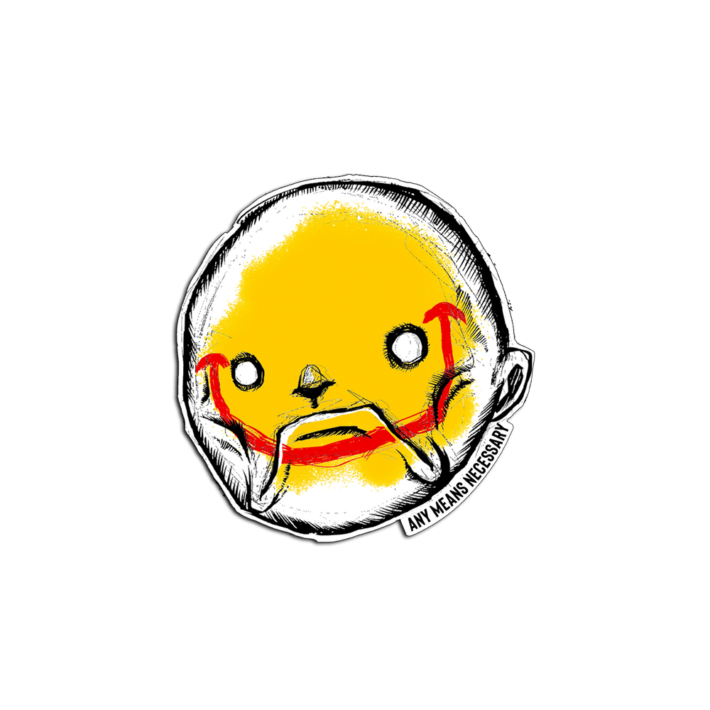 any means necessary shawn coss worst kind of sadness sticker