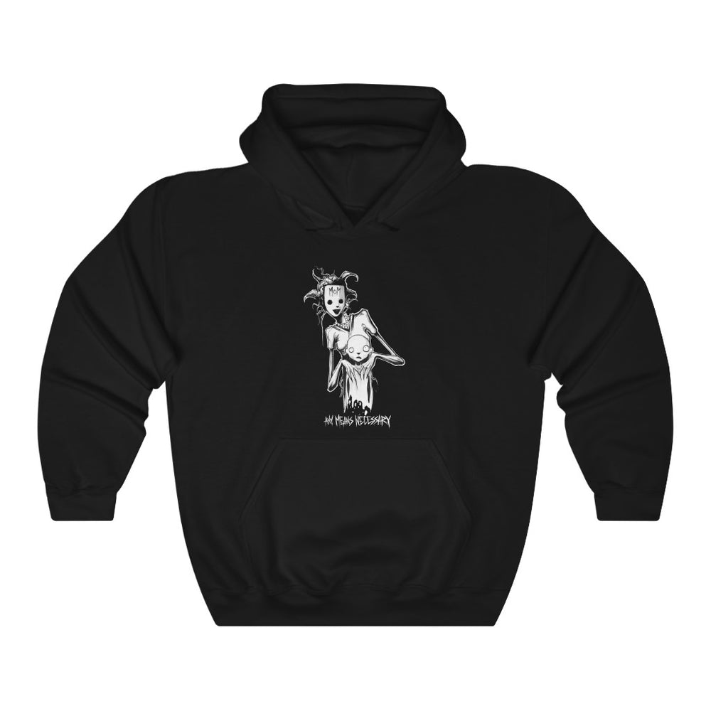 any means necessary shawn coss inktober illness capgras syndrome pullover hoodie black