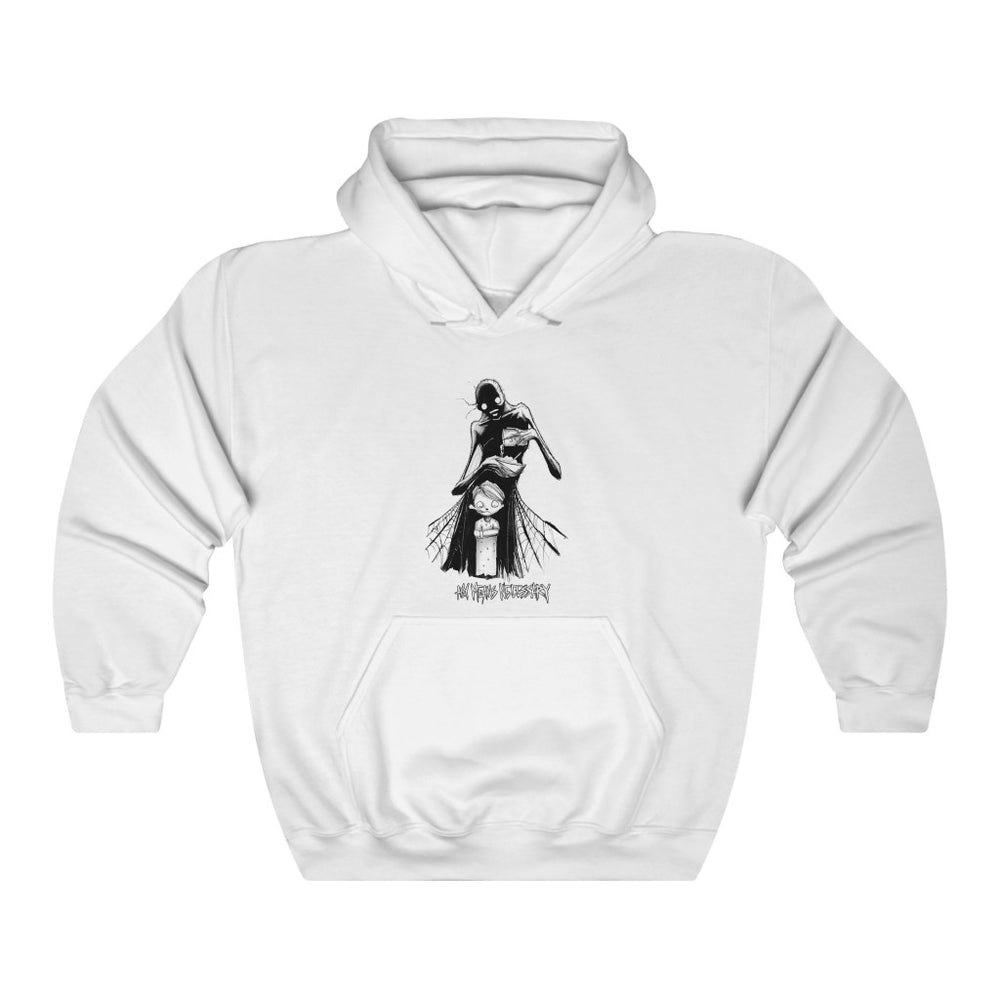 any means necessary shawn coss inktober illness munchausen by proxy pullover hoodie white