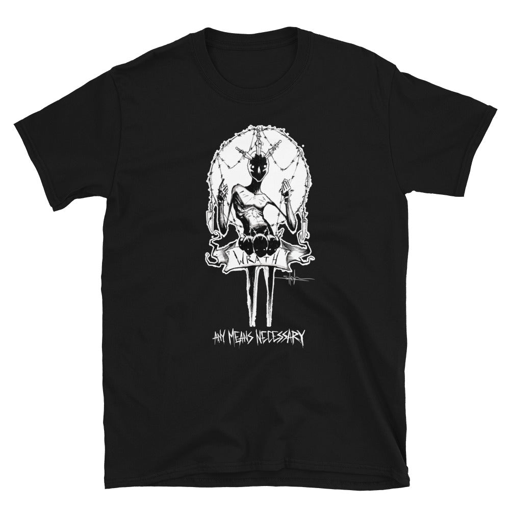 any means necessary shawn coss 7 sins wrath t shirt black