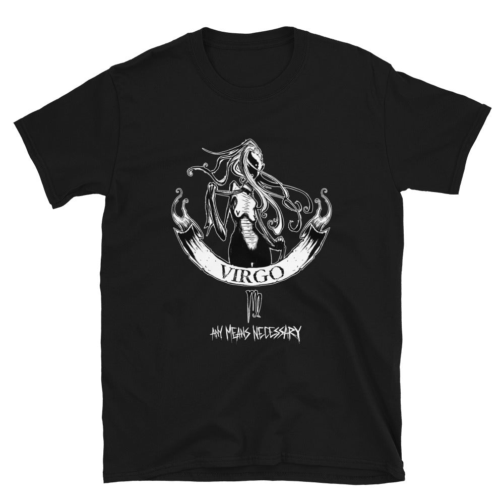 any means necessary shawn coss zodiac virgo t shirt black