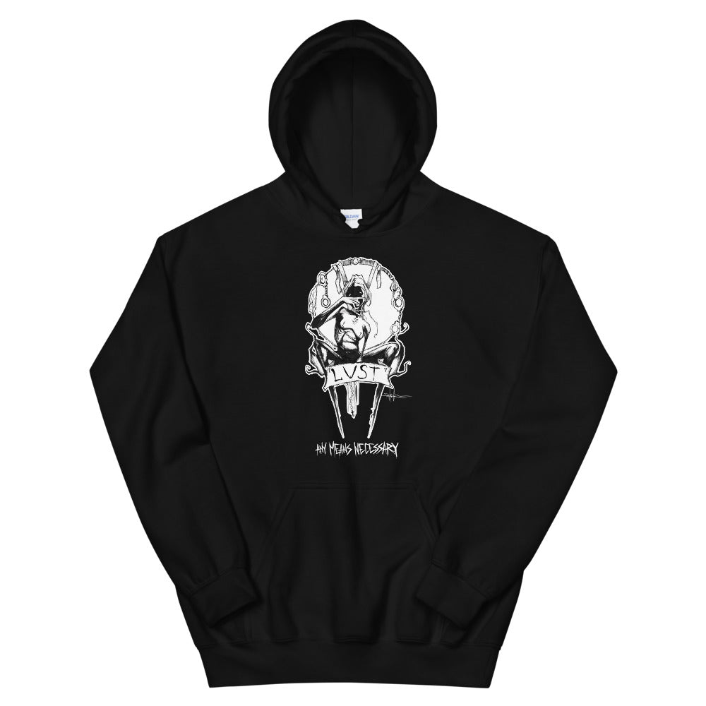any means necessary shawn coss 7 sins lust pullover hoodie black